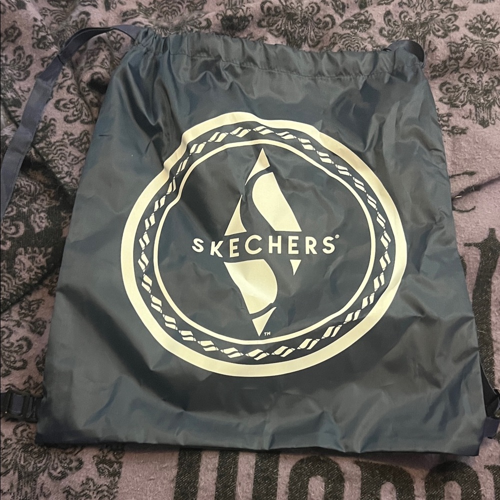 🔥Skechers Navy Drawstring Bag